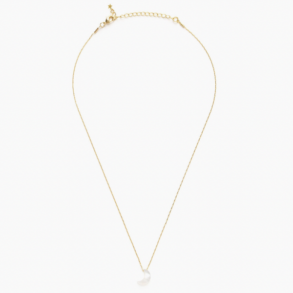 Mother of Pearl Moon Neclace