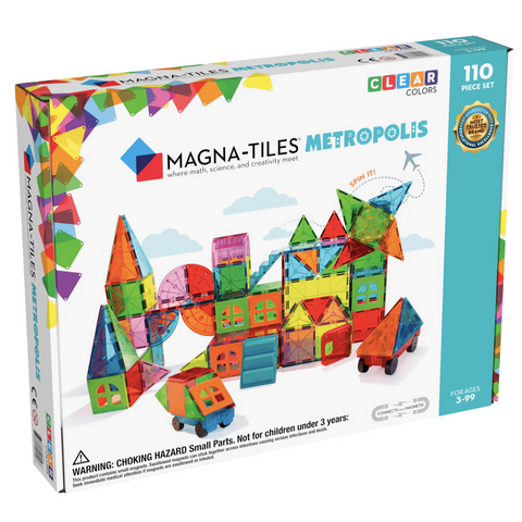 Magna-Tiles® Metropolis 110-Piece Set -3yrs+