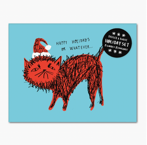 Snitty Kitty Holiday -card set (8pk) -Holiday