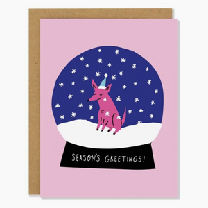 Snow Globe Card -Holiday