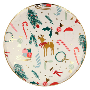 Festive Motif Dinner Plates