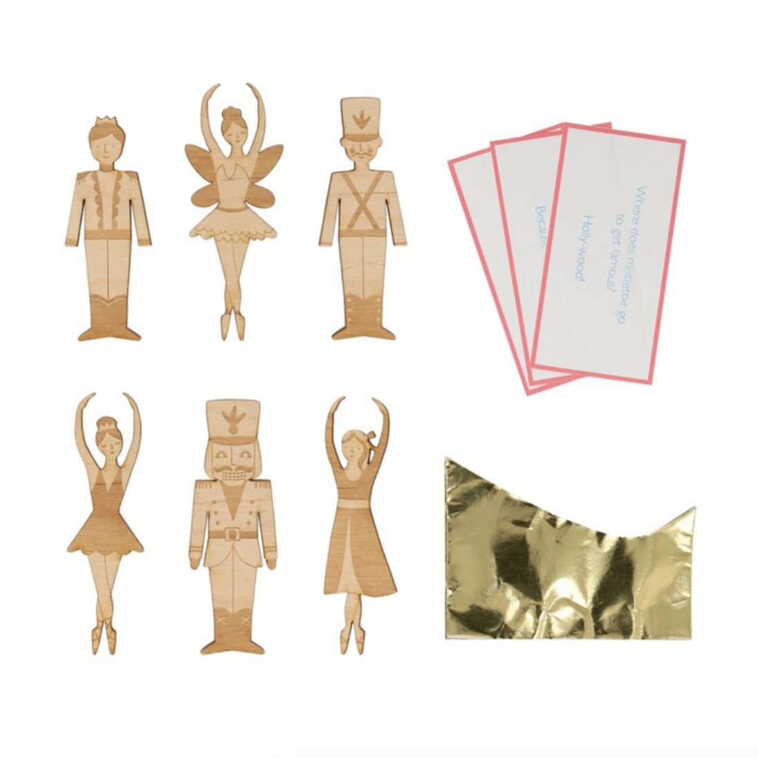 Nutcracker Character Crackers (wooden characters)