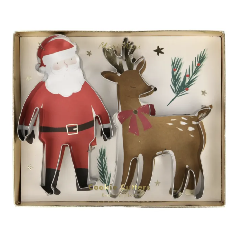 Santa & Reindeer Festive Cookie Cutters