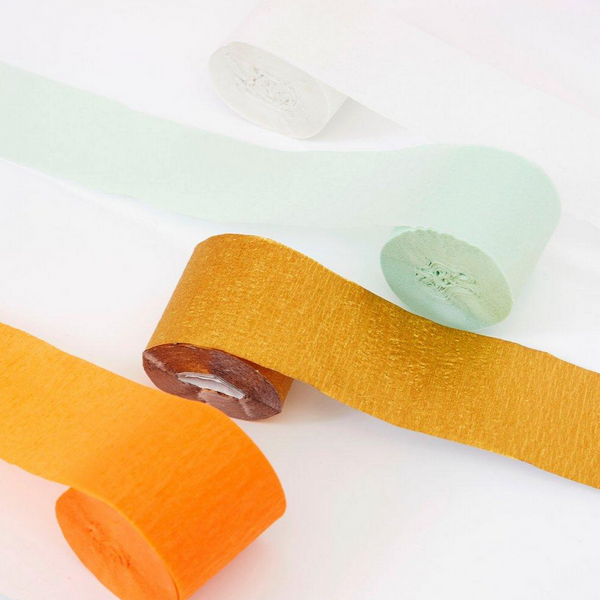 Vintage Halloween Crepe Paper Streamers 5pk
