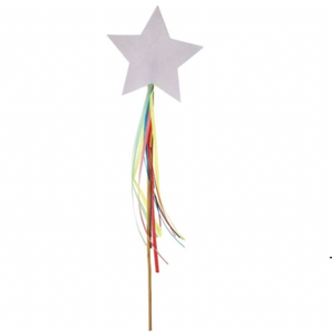 star wand with colorful tassels