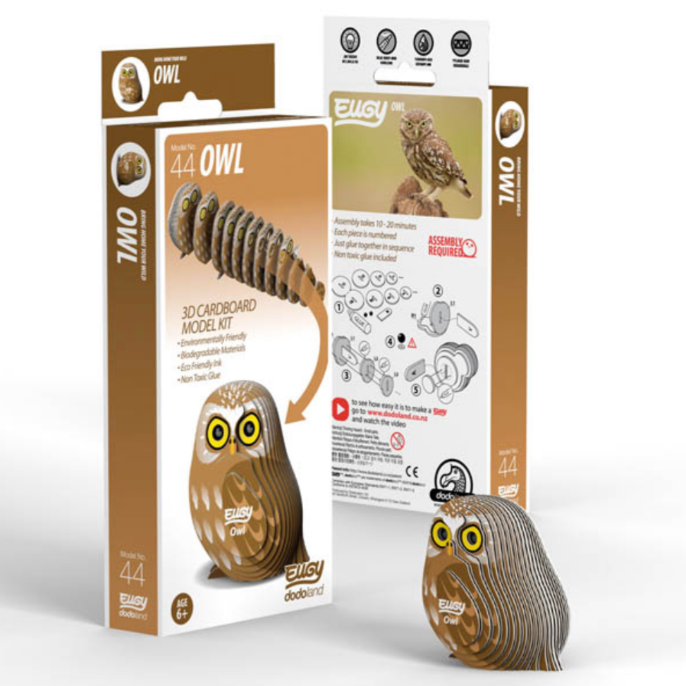 Owl 3-D model kit (6-14yrs)