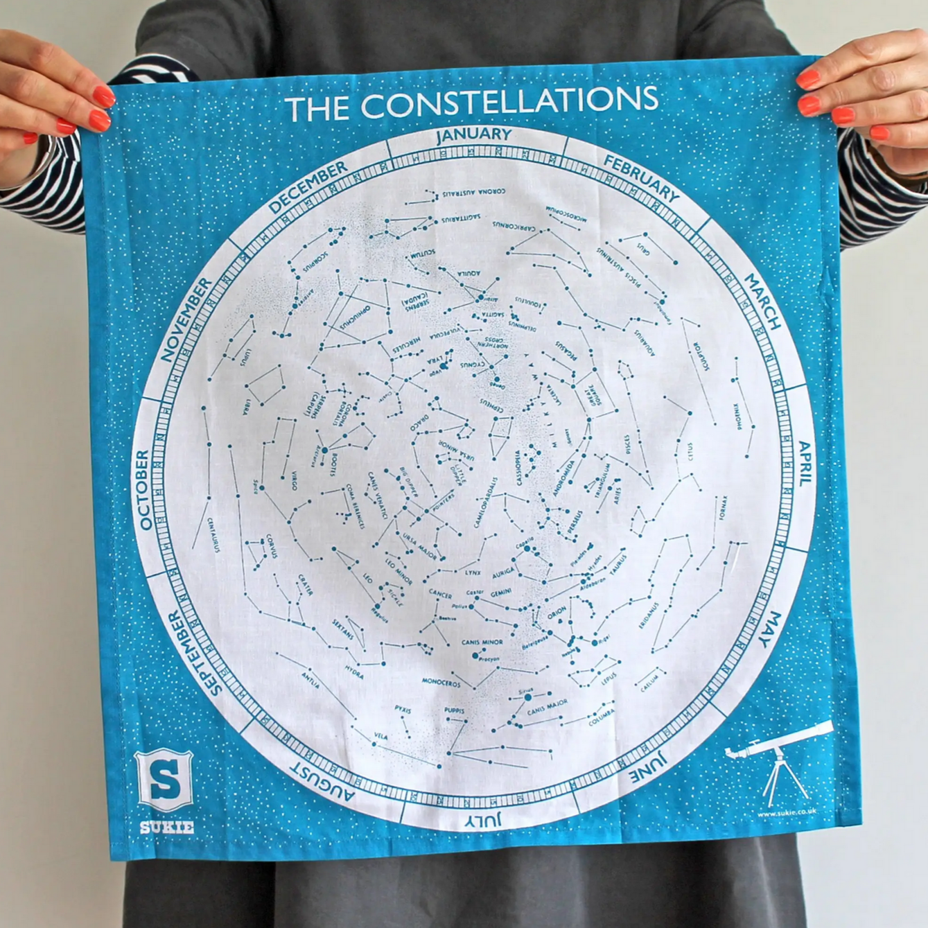 Constellations Handkerchief Pocket Square Bandana