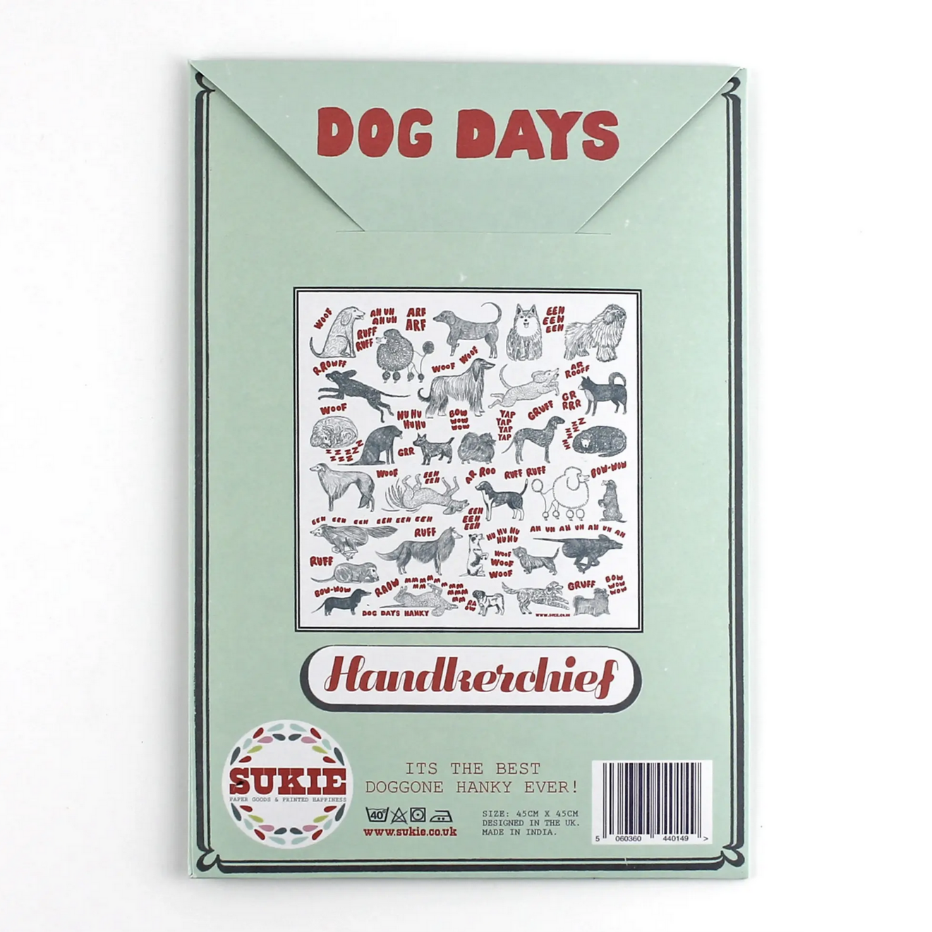 Dog Days Handkerchief Pocket Square Bandana