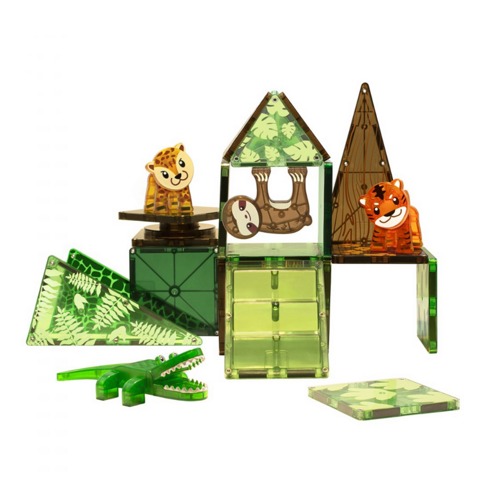 Magna-Tiles® Jungle Animals 25-Piece Set -3yrs+