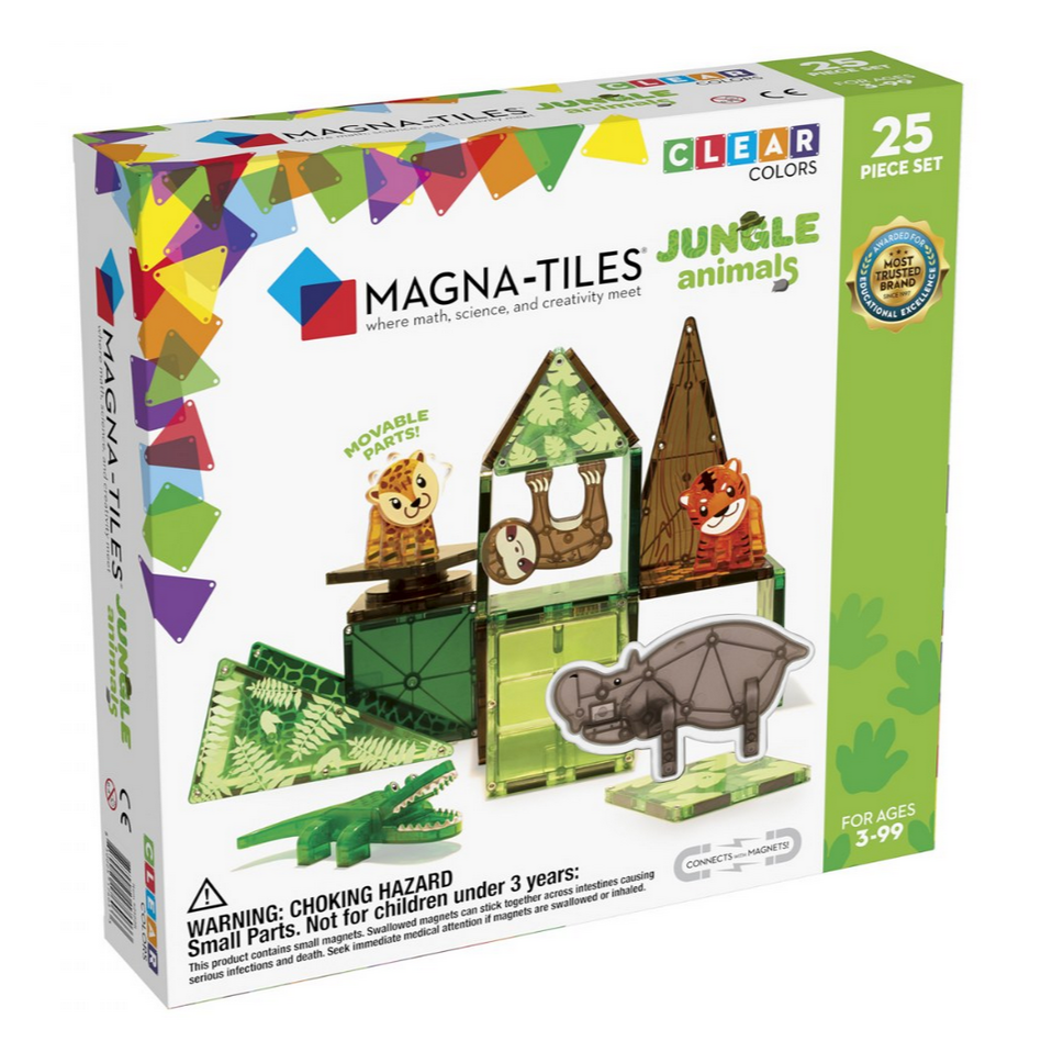 Magna-Tiles® Jungle Animals 25-Piece Set -3yrs+