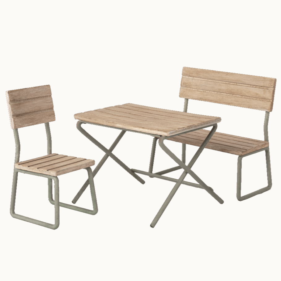 Garden Set -Table with Chair and Bench