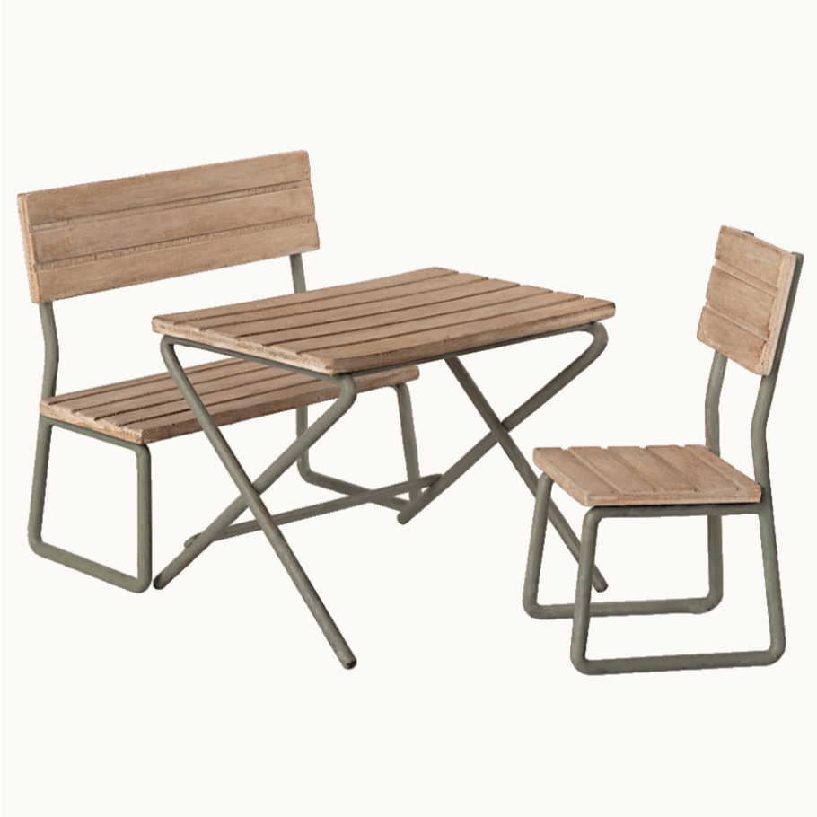 Garden Set -Table with Chair and Bench