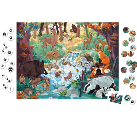 81-piece Animal Footprints Puzzle- In partnership with WWF 81pcs 5-9yrs