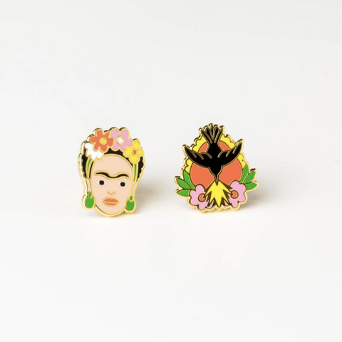 Frida Kahlo & Milagro Earrings