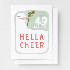 Hella Cheer - Risograph Card