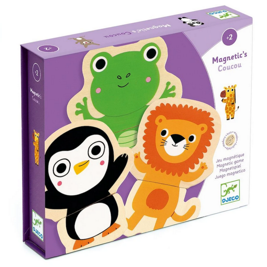 Coucou Animal Mix & Match Wooden Animal Magnets