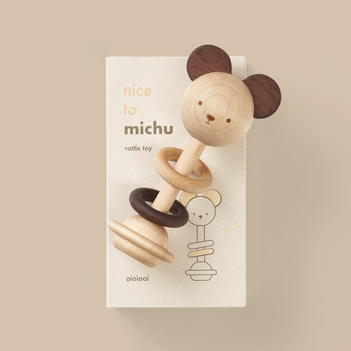 Nice to Michu Baby Rattle