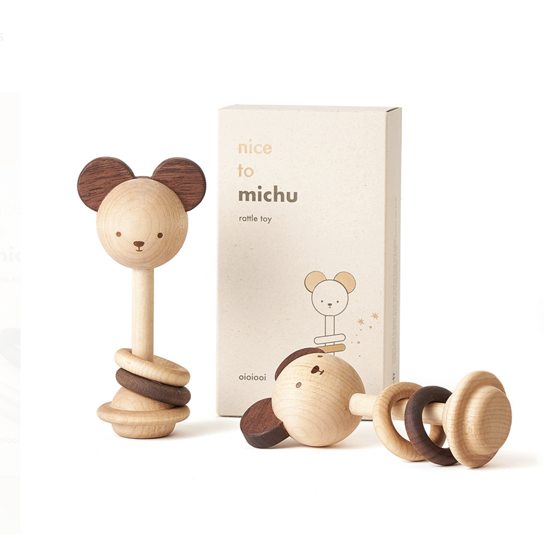 Nice to Michu Baby Rattle