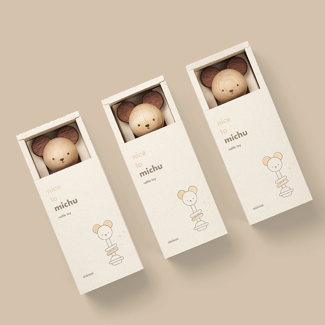 Nice to Michu Baby Rattle