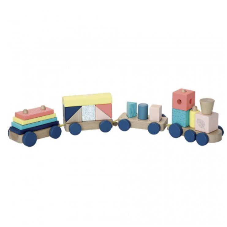 Wooden Stacking Train Set