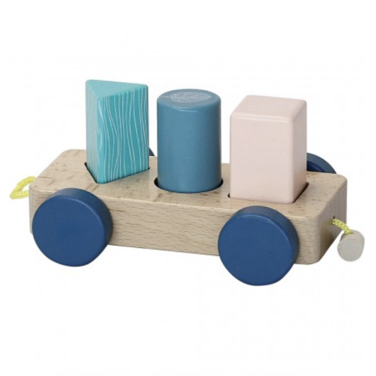 Wooden Stacking Train Set