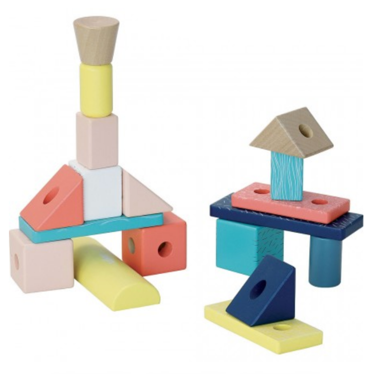 Wooden Stacking Train Set