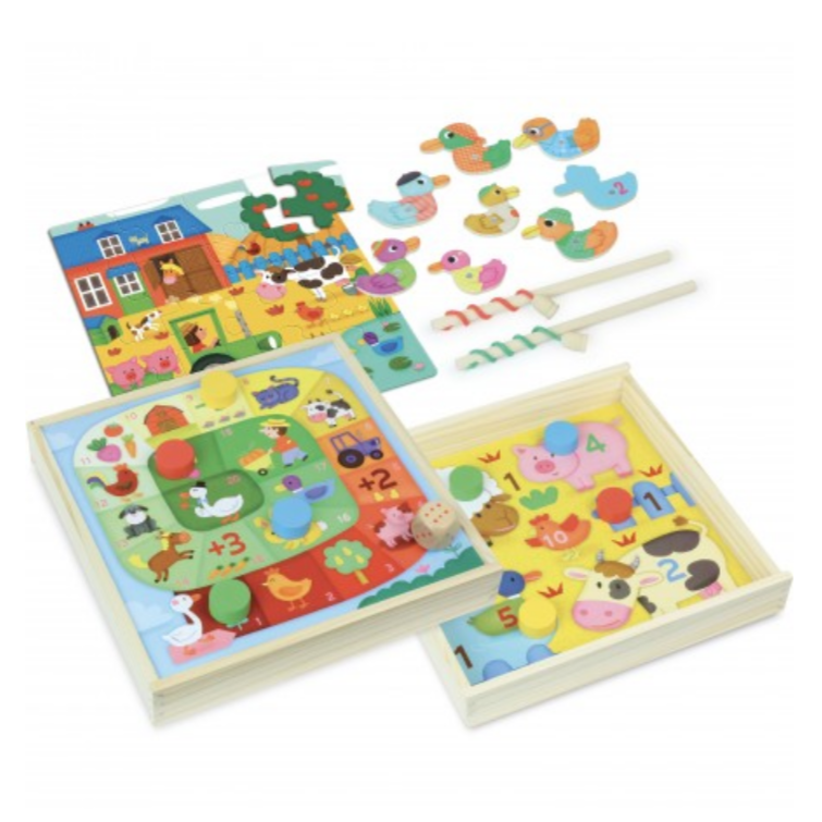 Farm Tiny Tots Game Set 2yrs+