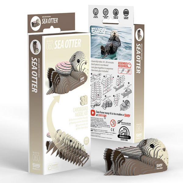 Sea Otter 3-D model kit 6yrs+