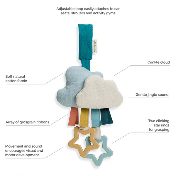 Cloud Attachable Travel Toy Teether