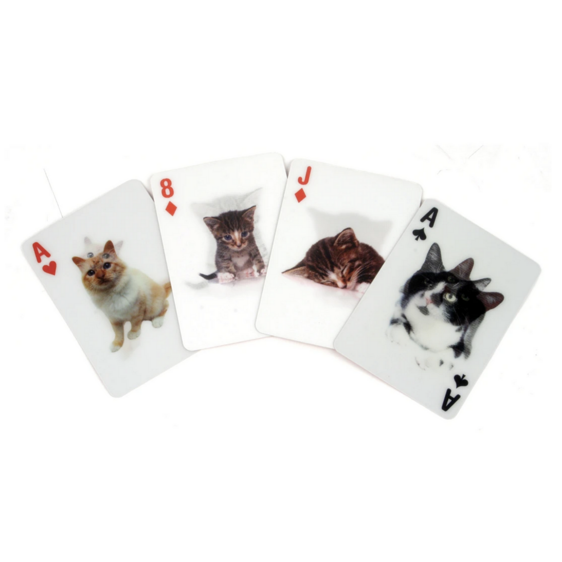 3-D Playing Cards Cats