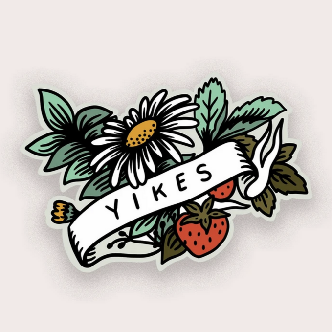 Yikes Vinyl Sticker