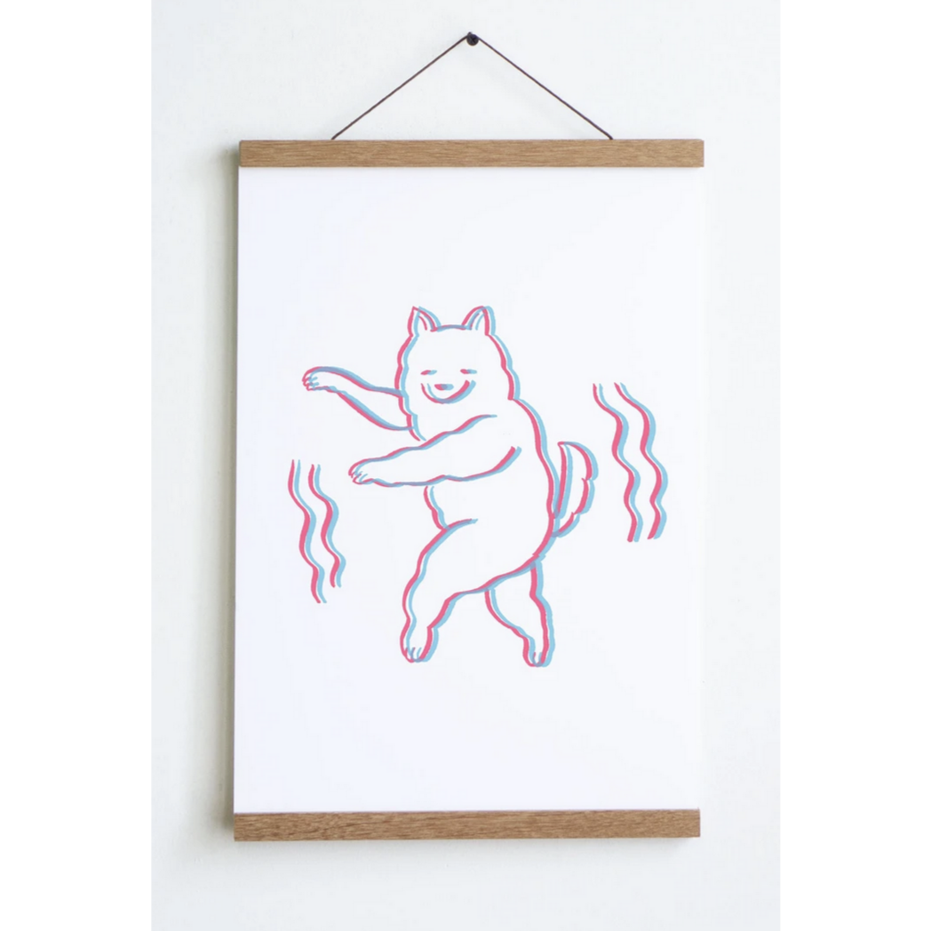 Dancing Dog Print