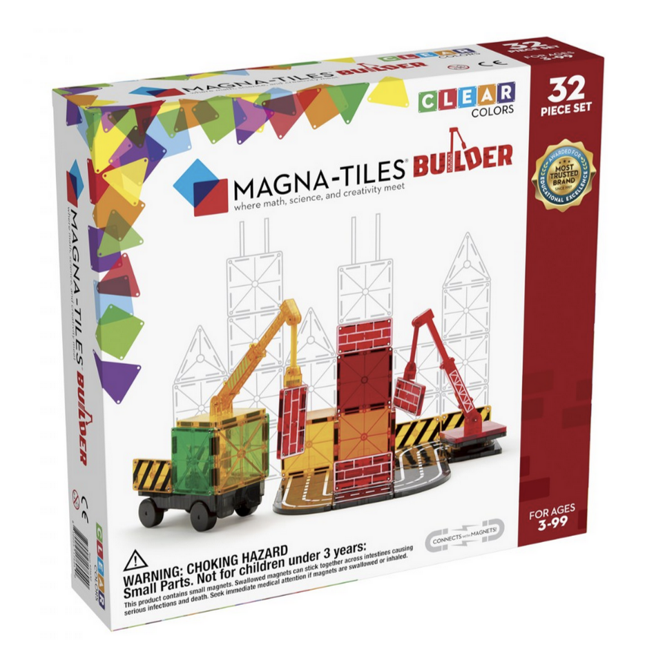 Magna-Tiles® Builder 32-Piece Set 3yrs+