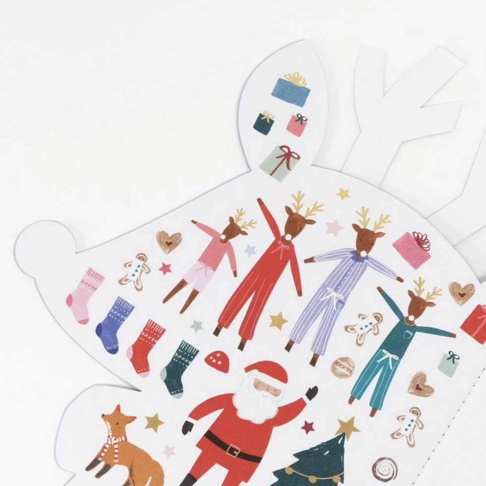 Reindeer Sticker Sketch Book