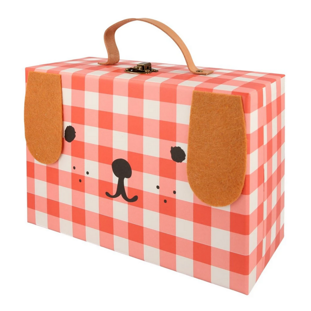 Wooden Dog Advent Suitcase