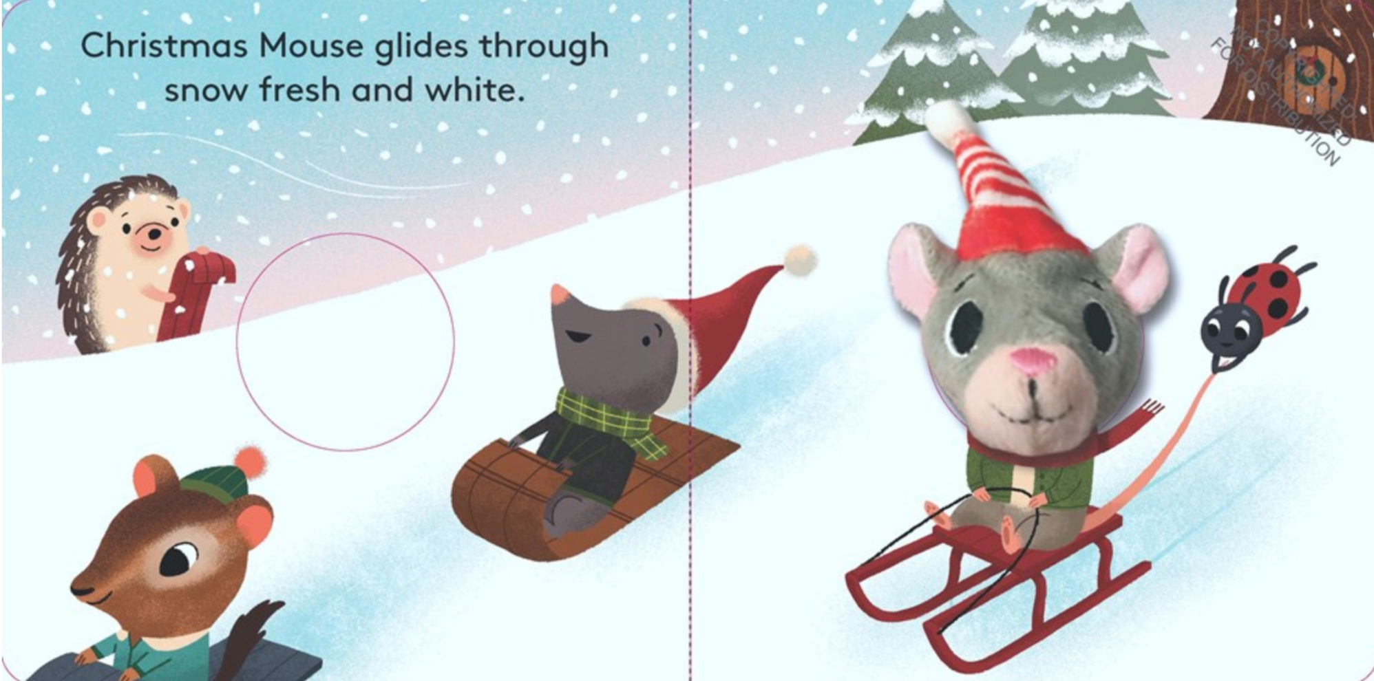 Christmas Mouse: Finger Puppet