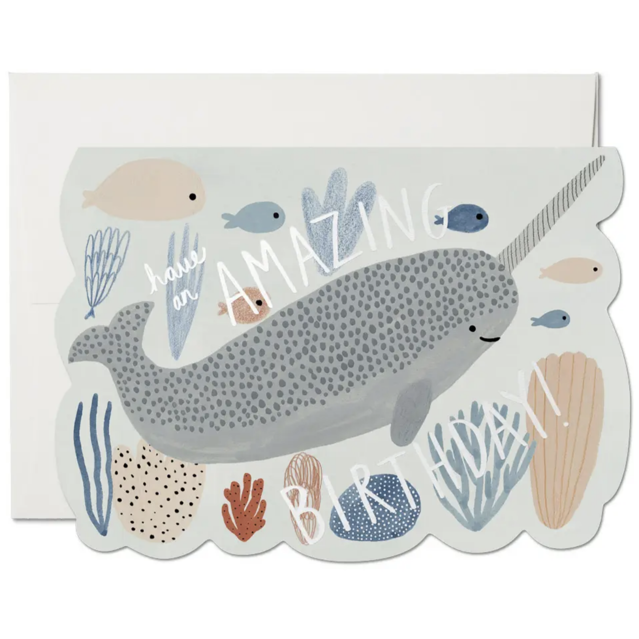 Narwhal Birthday Card -Birthday