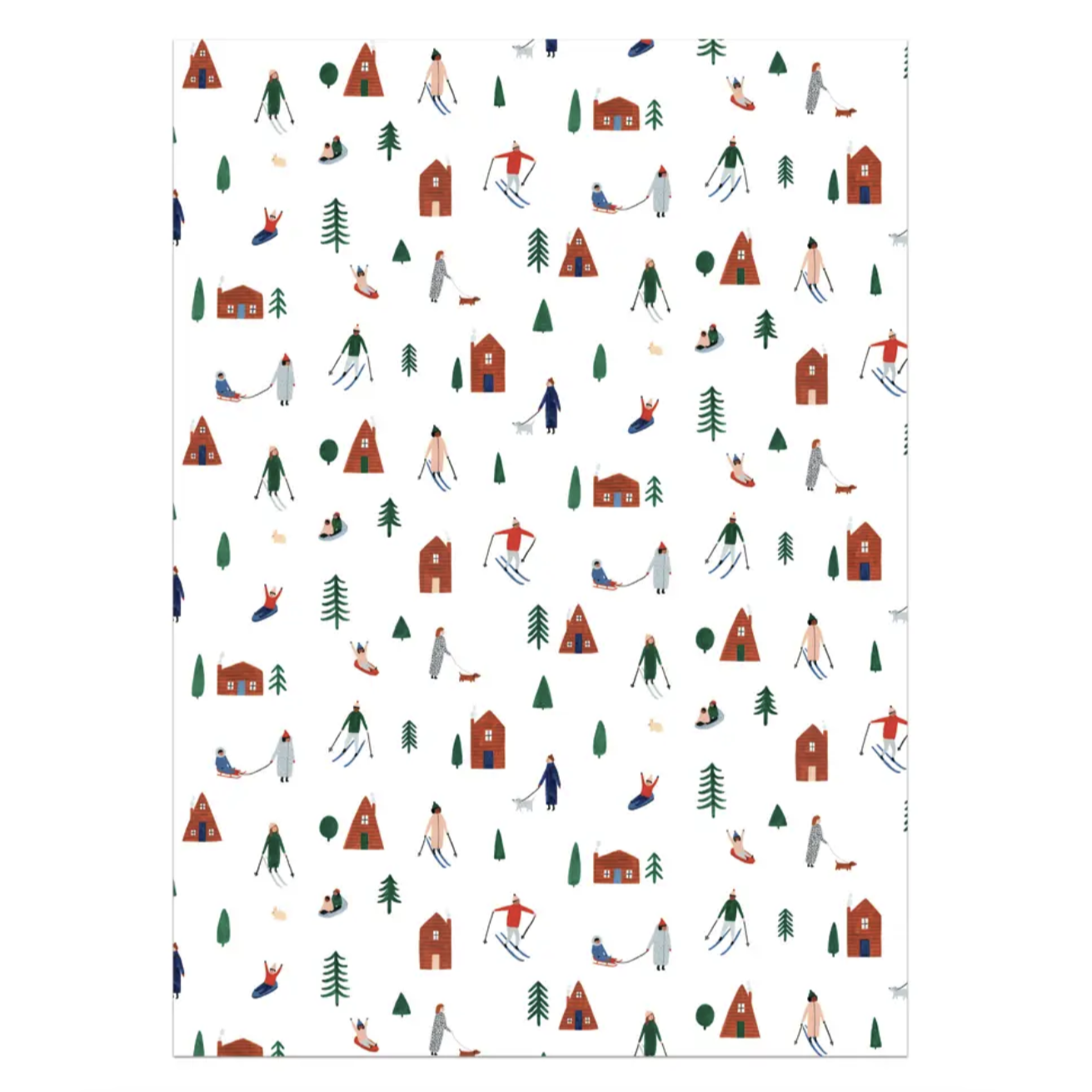 Snow Day Roll -roll of 3 sheets