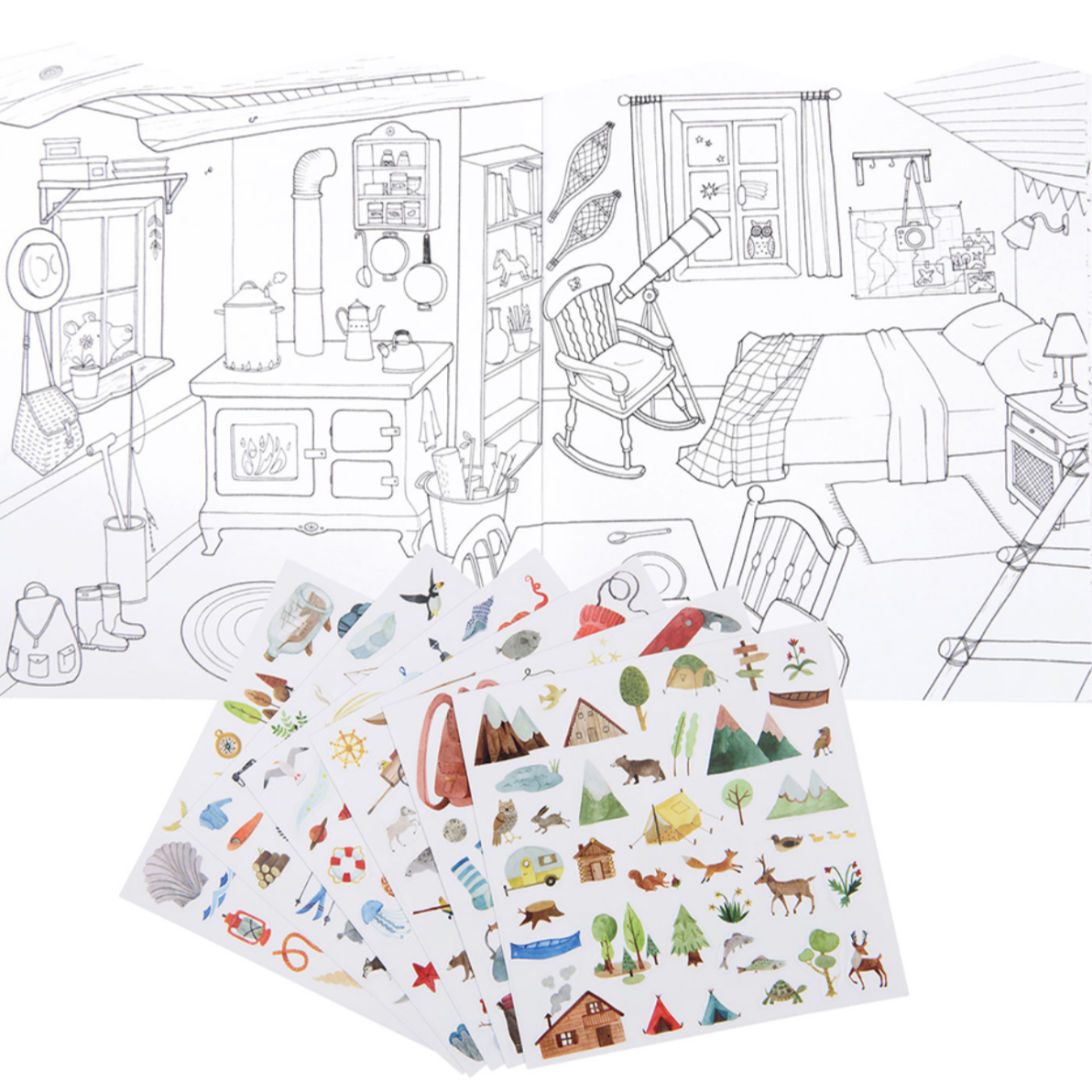 Sticker Book - Explorer - Le Jardin du Moulin