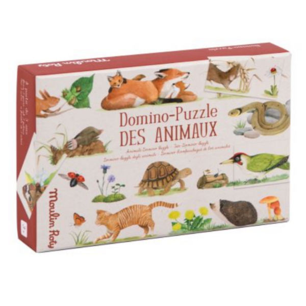 Animals Domino Puzzle - Le Jardin du Moulin 3yrs+
