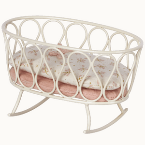 Cradle with Sleeping Bag -rose