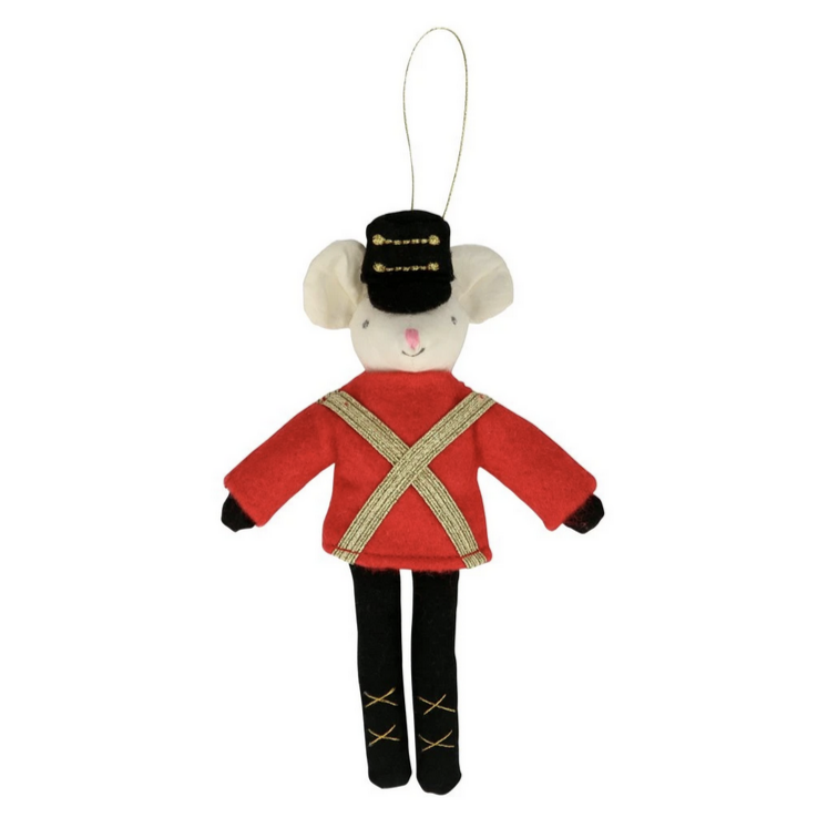 Soldier Mouse Tree Ornament