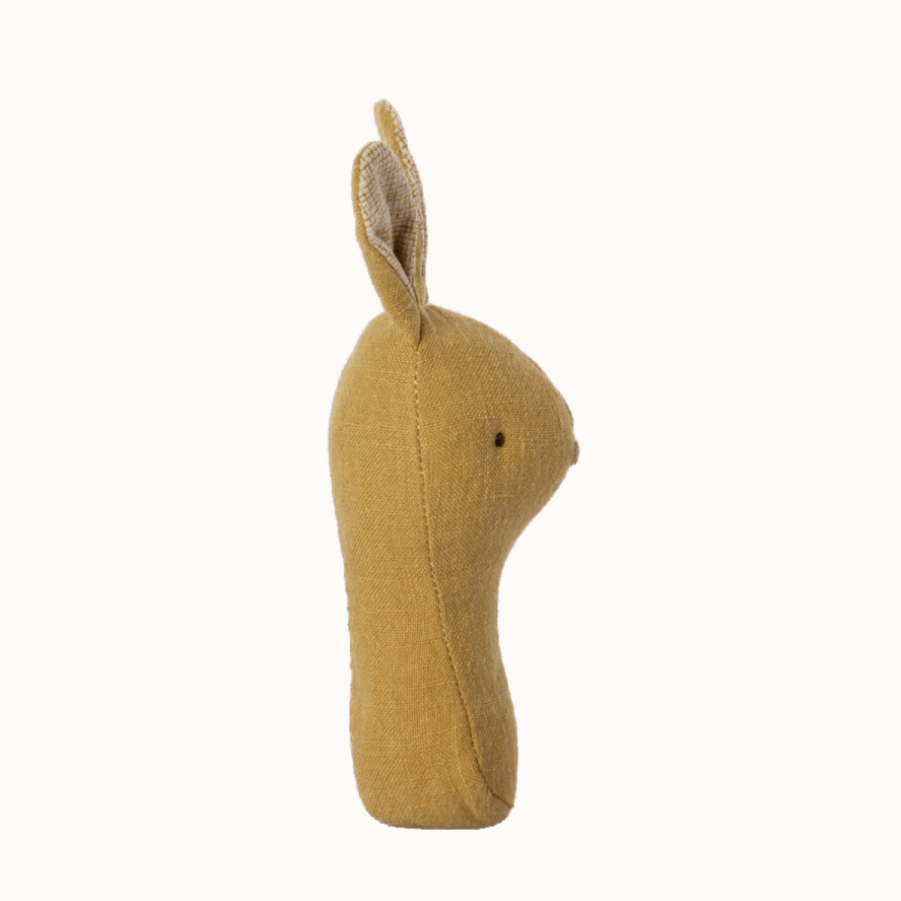 Bunny Rattle - dusty yellow