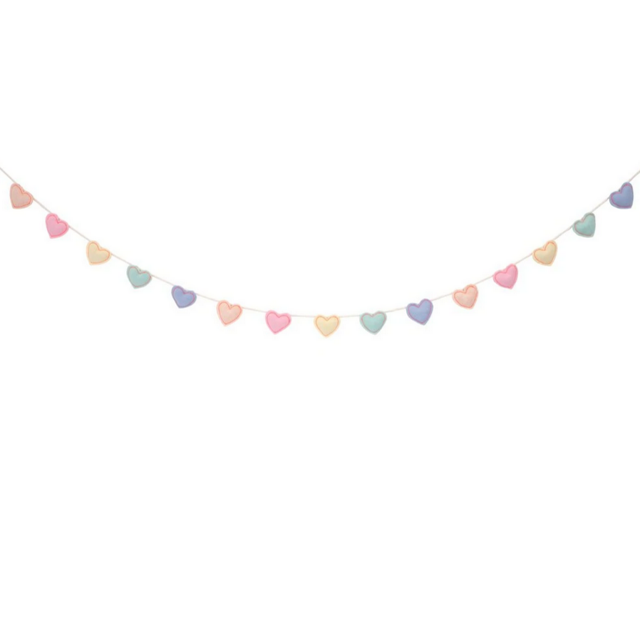 Felt Heart Garland