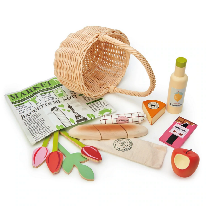 Wicker Shopping Basket