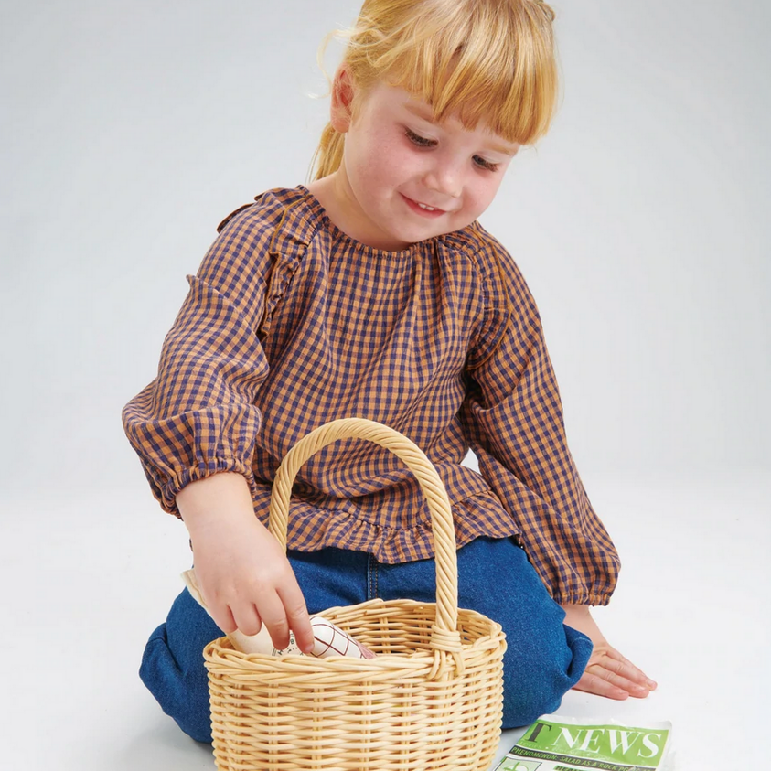 Wicker Shopping Basket