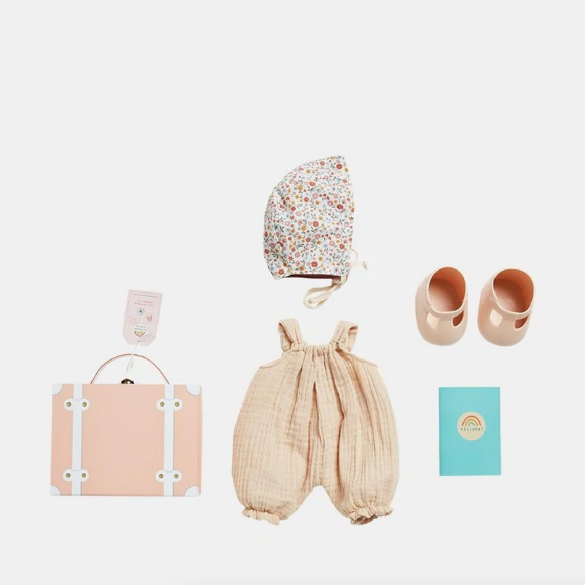 Dinkum Doll Travel Togs -blush