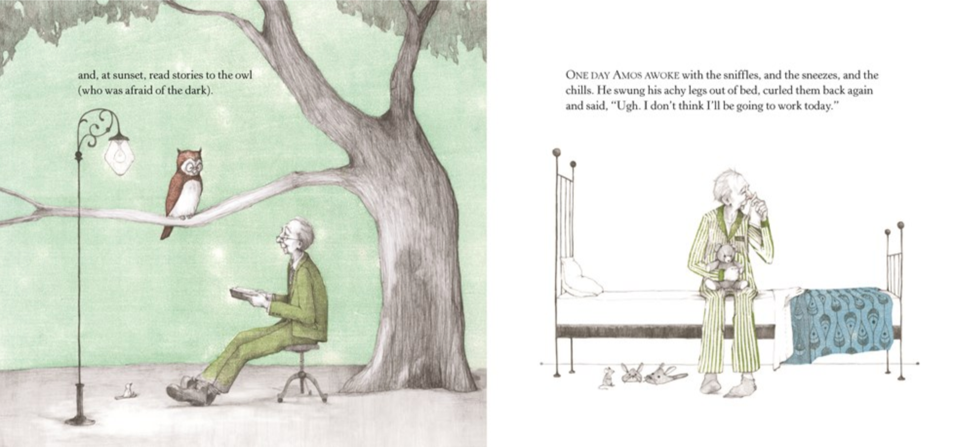 A Sick Day for Amos McGee Board Book