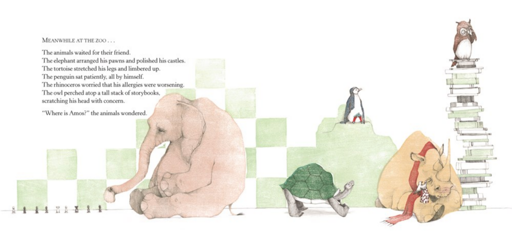 A Sick Day for Amos McGee Board Book