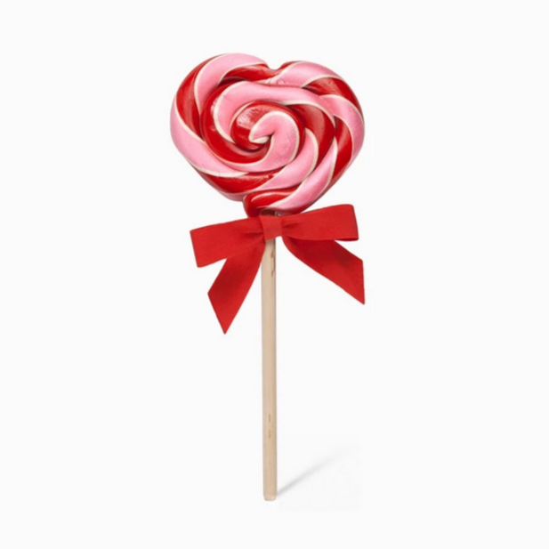 Wild Cherry Heart 2oz Lollipop